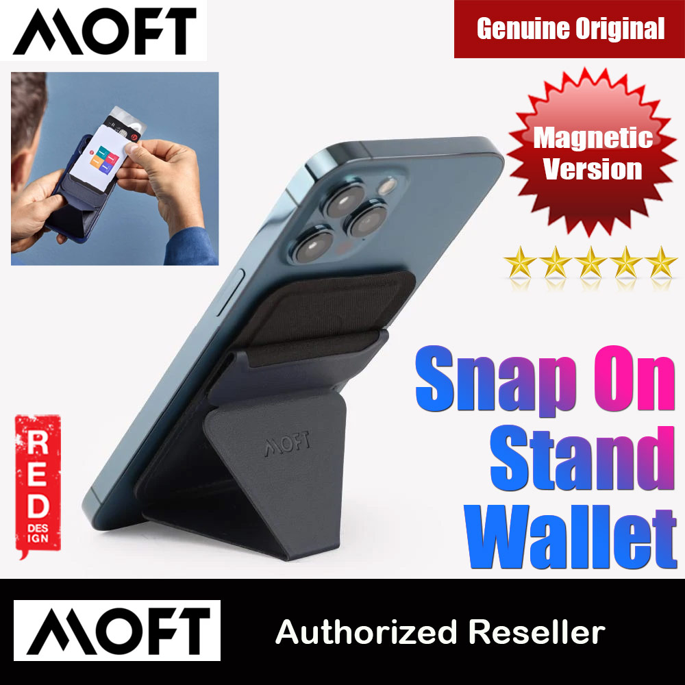 Picture of MOFT Snap on Phone Stand and Wallet for iPhone 13 iPhone 12 Pro Max Card Holder Phone Stand (Oxfold Blue) �Apple MacBook Air 13\" 2020- �Apple MacBook Air 13\" 2020 Cases, �Apple MacBook Air 13\" 2020 Covers, iPad Cases and a wide selection of �Apple MacBook Air 13\" 2020 Accessories in Malaysia, Sabah, Sarawak and Singapore 