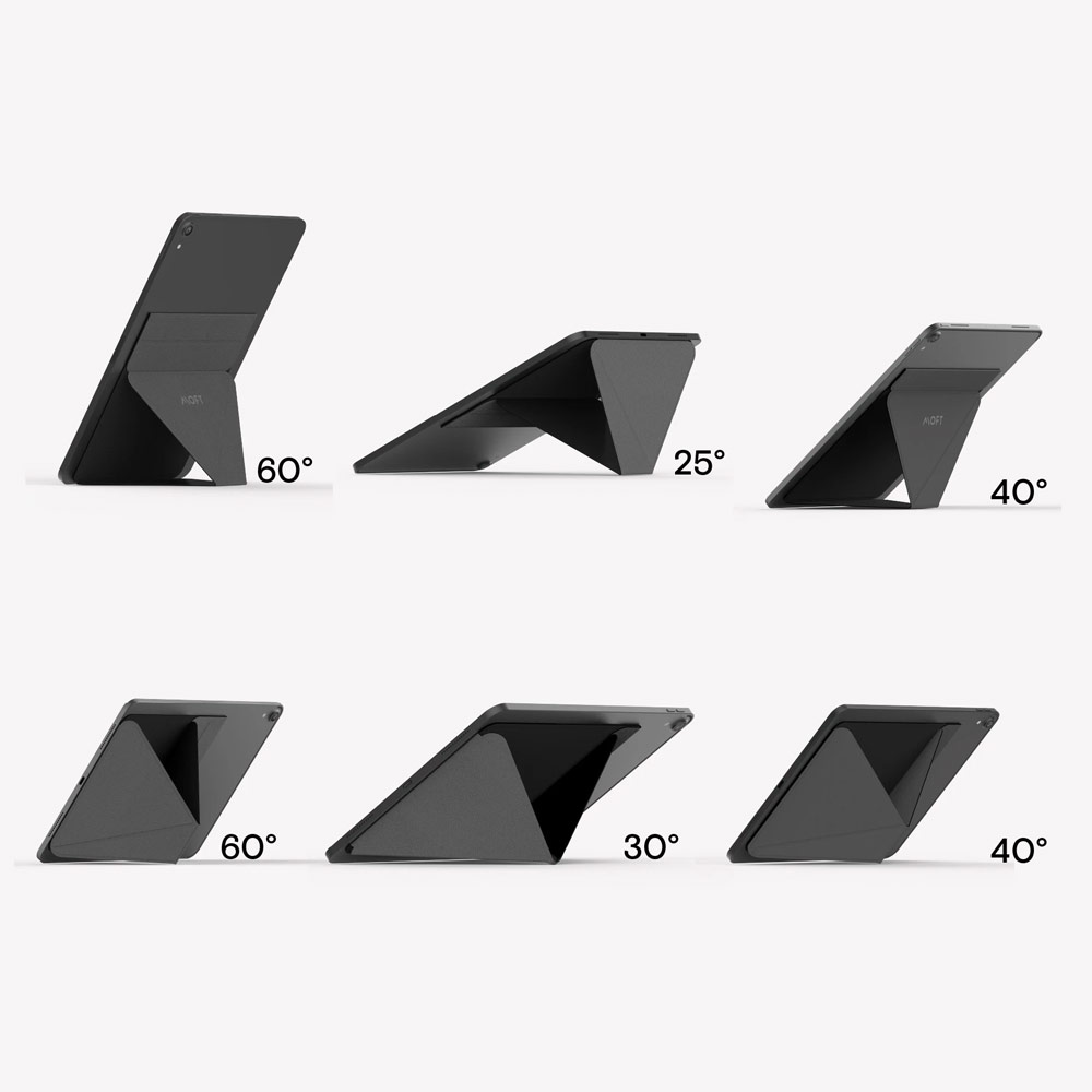 Picture of Apple iPad Air 10.9 2020  | MOFT Snap Tablet Stand Multi Angle Invisible Tablet Stand for iPad iPad Pro iPad Air Tablet (Sunset Orange)