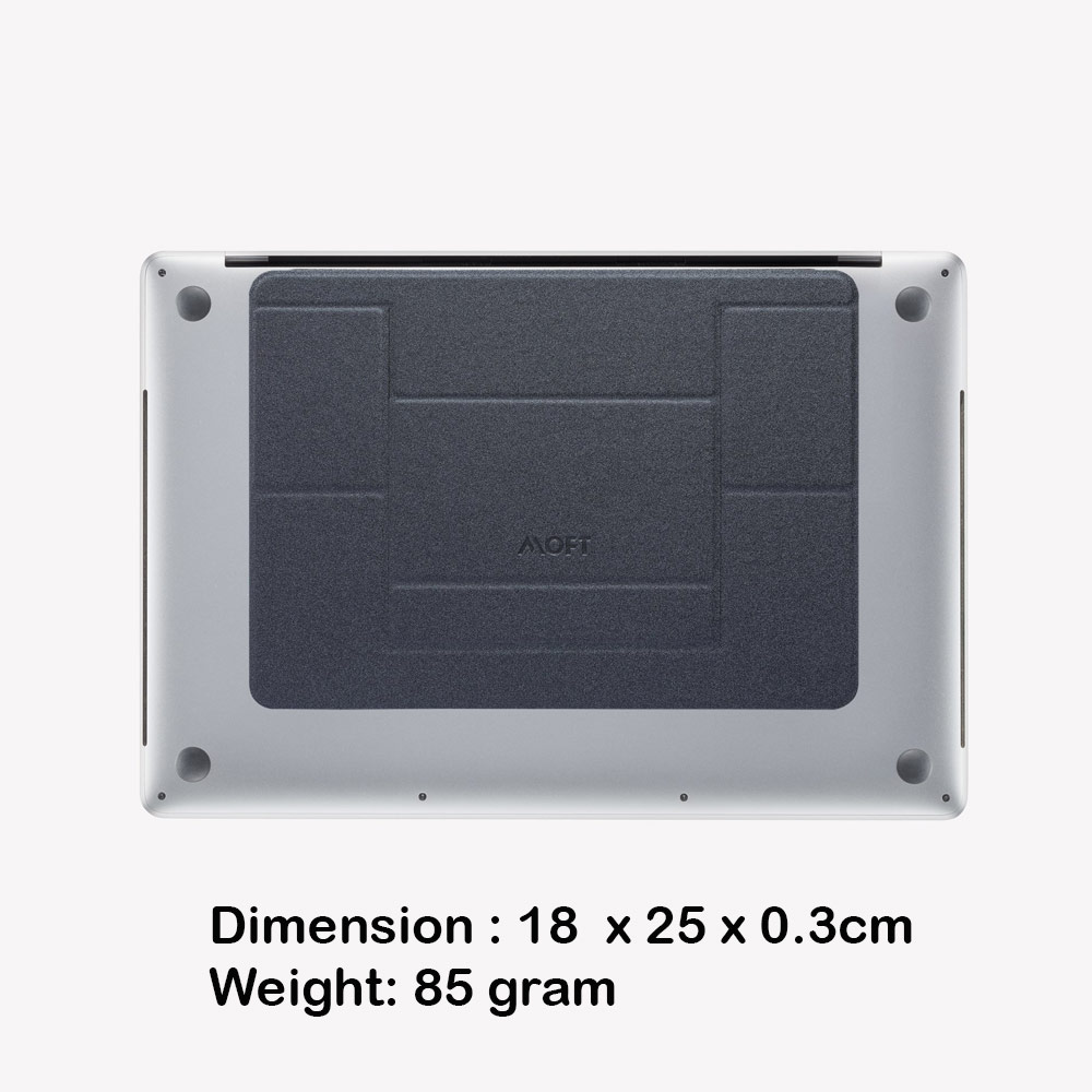 Picture of �Apple MacBook Air 13\" 2020  | MOFT Invisible Laptop Stand NON Adhesive with Holes for Heat Dissipation for Laptop Macbook Air 13 M1 Macbook Pro 13 M1 (Space Grey)