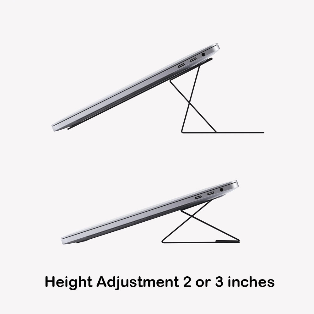 Picture of �Apple MacBook Air 13\" 2020  | MOFT Invisible Laptop Stand NON Adhesive with Holes for Heat Dissipation for Laptop Macbook Air 13 M1 Macbook Pro 13 M1 (Space Grey)
