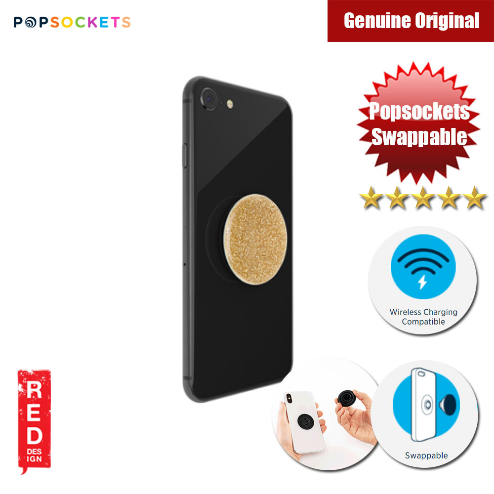 Picture of Popsockets PopGrip Swappable Premium Collection (Glitter Gold)