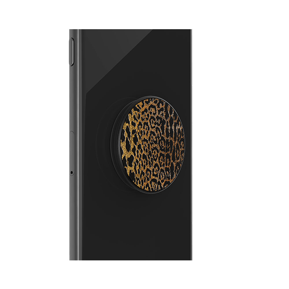 Picture of Popsockets PopGrip Swappable LUXE Collection (Embossed Metal Leopard)