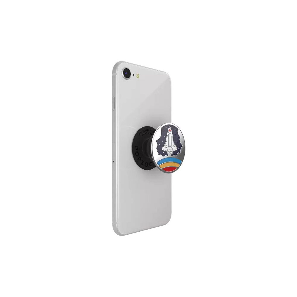 Picture of Popsockets PopGrip Swappable Premium Collection (Enamel Space Shuttle Navy)