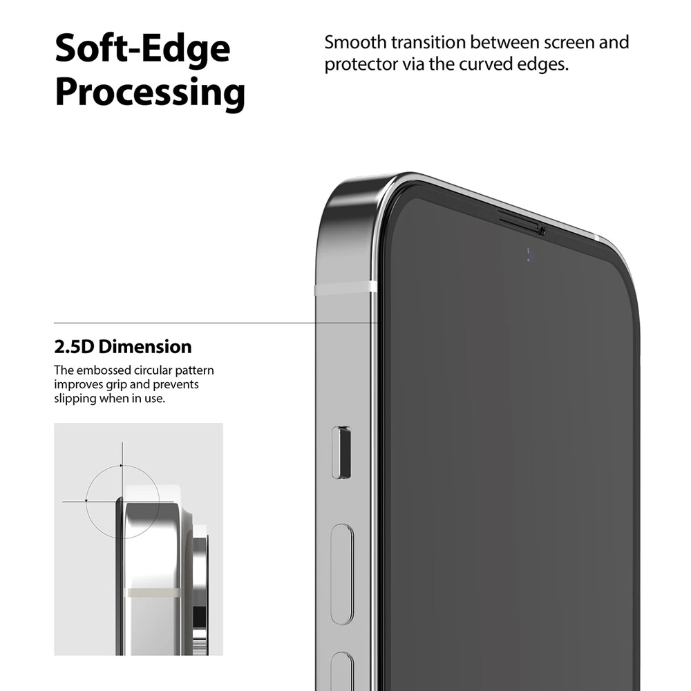 Picture of  Apple iPhone 13 Pro Max 6.7 Screen Protector | Ringke Invisible Defender Glass Tempered Glass Screen Protector for Apple iPhone 13 Pro Max 6.7 (Clear)