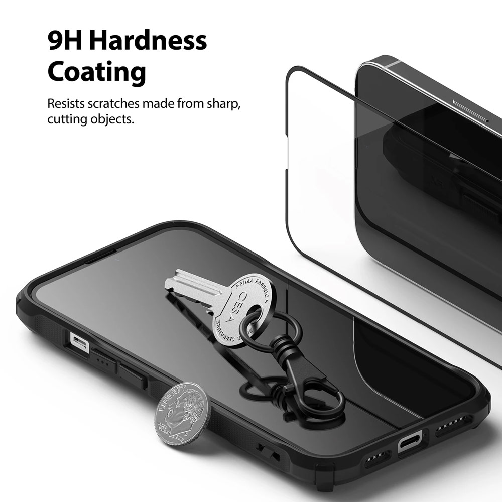 Picture of  Apple iPhone 13 Pro Max 6.7 Screen Protector | Ringke Invisible Defender Glass Tempered Glass Screen Protector for Apple iPhone 13 Pro Max 6.7 (Clear)