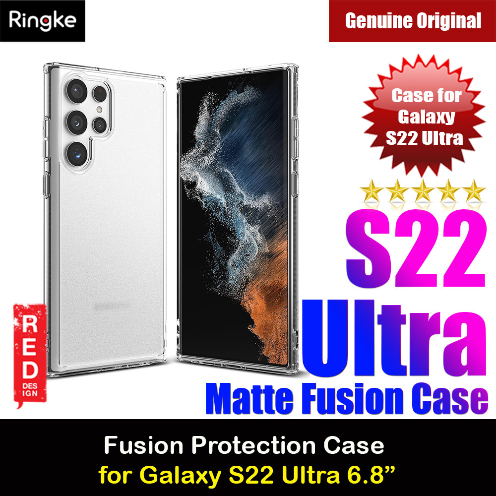 Picture of Ringke Fusion Protection Case for Samsung Galaxy S22 Ultra 6.8 (Matte Clear) �Samsung Galaxy S22 Ultra 5G 6.8- �Samsung Galaxy S22 Ultra 5G 6.8 Cases, �Samsung Galaxy S22 Ultra 5G 6.8 Covers, iPad Cases and a wide selection of �Samsung Galaxy S22 Ultra 5G 6.8 Accessories in Malaysia, Sabah, Sarawak and Singapore 