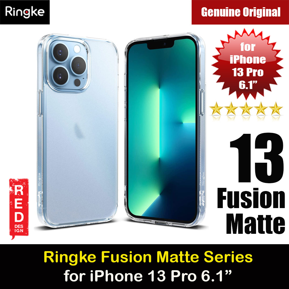 Picture of Ringke Fusion Matte Protection Case for Apple iPhone 13 Pro 6.1 (Matte Clear) �Apple iPhone 13 Pro 6.1- �Apple iPhone 13 Pro 6.1 Cases, �Apple iPhone 13 Pro 6.1 Covers, iPad Cases and a wide selection of �Apple iPhone 13 Pro 6.1 Accessories in Malaysia, Sabah, Sarawak and Singapore 