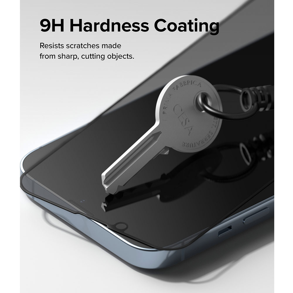 Picture of �Apple iPhone 13 6.1 Screen Protector | Ringke Privacy Anti View Tempered Glass Screen Protector for Apple iPhone 13 Pro iPhone 13 6.1 (Privacy)
