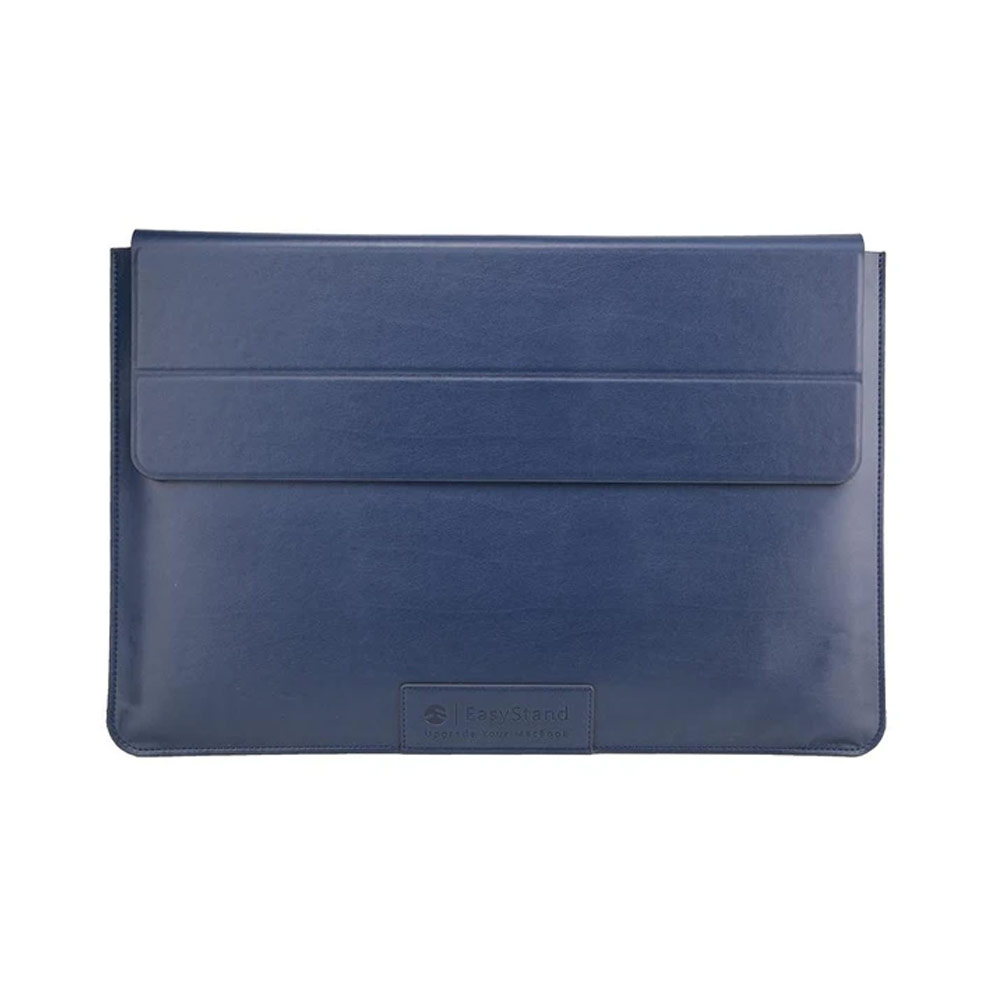 Picture of �Apple MacBook Pro 13\" 2020 Case | Switchasy EasyStand Classic Hand Stitched Leather Sleeve Carry Case Standable Design for Macbook Air 13 M1 2020 2021 Macbook Pro 13 2020 2021 13 inches Laptop (Midnight Blue)